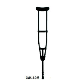 松永製作所　アルミ松葉杖 2本組　CMSシリーズ　CMS-80M / Mサイズ　（先ゴム直径19mm）　＊非課税
