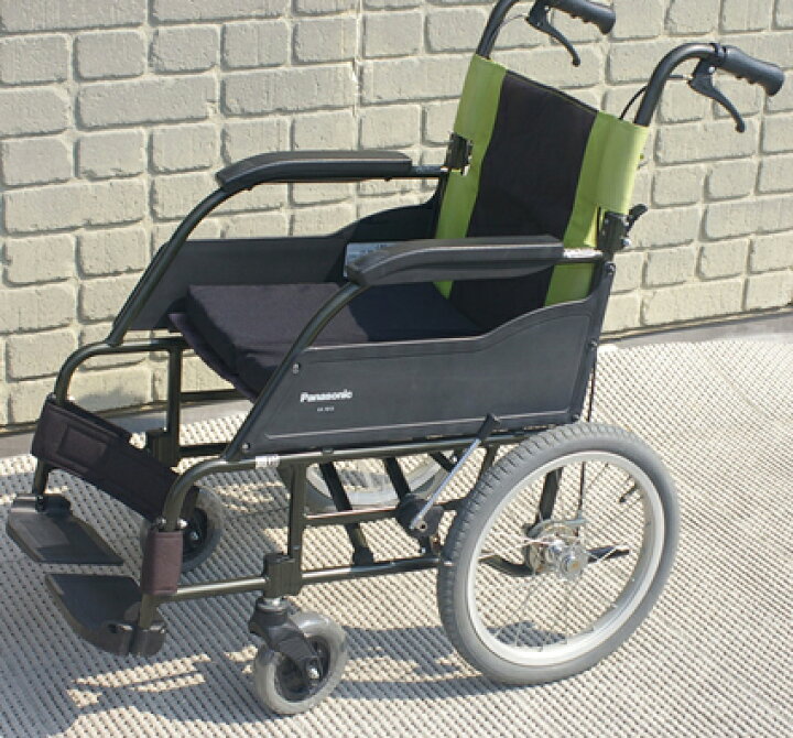 楽天市場 送料無料 中古 車椅子 リサイクル 車イス パナソニック社製 ルッタ 介助型 軽量タイプ 車いす 介護 健康用品相談 吉縁