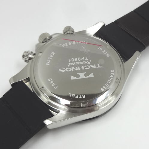 【あす楽対応】テクノス TECHNOS クオーツ クロノグラフ メンズ 腕時計 　TP0801SW | 小池時計店