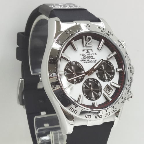 【あす楽対応】テクノス TECHNOS クオーツ クロノグラフ メンズ 腕時計 　TP0801SW | 小池時計店