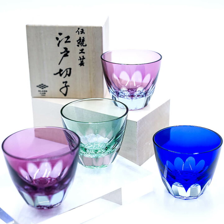 楽天市場】GLASS-LAB株式会社 江戸切子 砂切子 サクラサク 金魚 YUKI 