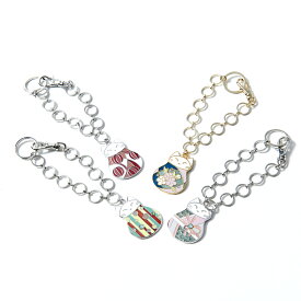 東京七宝 畠山七宝製作所 ふく猫 バックチャーム キーホルダー メンズ レディース 男性 女性 ギフト 送料無料 日本製 男女兼用 おしゃれ シンプル 可愛い かわいい 父の日 母の日 敬老の日