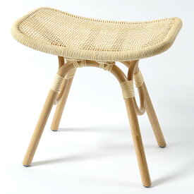 伝統工芸品 QS-10 スツール 送料無料 籐 椅子 渡辺力 株式会社ワイエムケー長岡