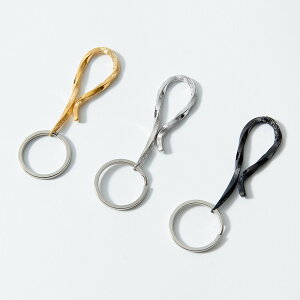 銀製品 銀器 手づくり 化粧箱入り 伝統工芸品 東京銀器 キーリング Torsion トーション シルバー ゴールド ブラック 男女兼用 ワンサイズ 有限会社沼田商事