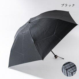 東京洋傘 ダブルフェイス ビックチェック 折りたたみ傘 株式会社市原
