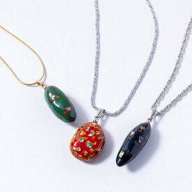 ネックレス 乾漆 江戸漆器 漆芸中島