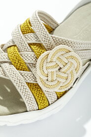 浅草くみひもサンダル ゴールド シルバー カジュアル コンフォートサンダル 女性 歩きやすい 桐生堂