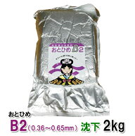 アルミ袋入 日清丸紅飼料 おとひめB2 沈下 2kg 1袋送料無料 但、一部地域除 2点目より500円引