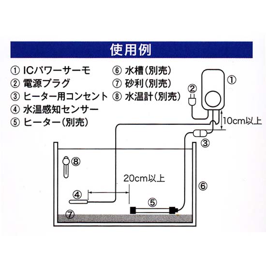 楽天市場】□☆15～35度まで制御可能コトブキ工芸 ICパワーサーモ ET