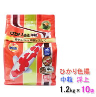 □キョーリン ひかり色揚 中粒 浮 1.2kg×10袋送料無料