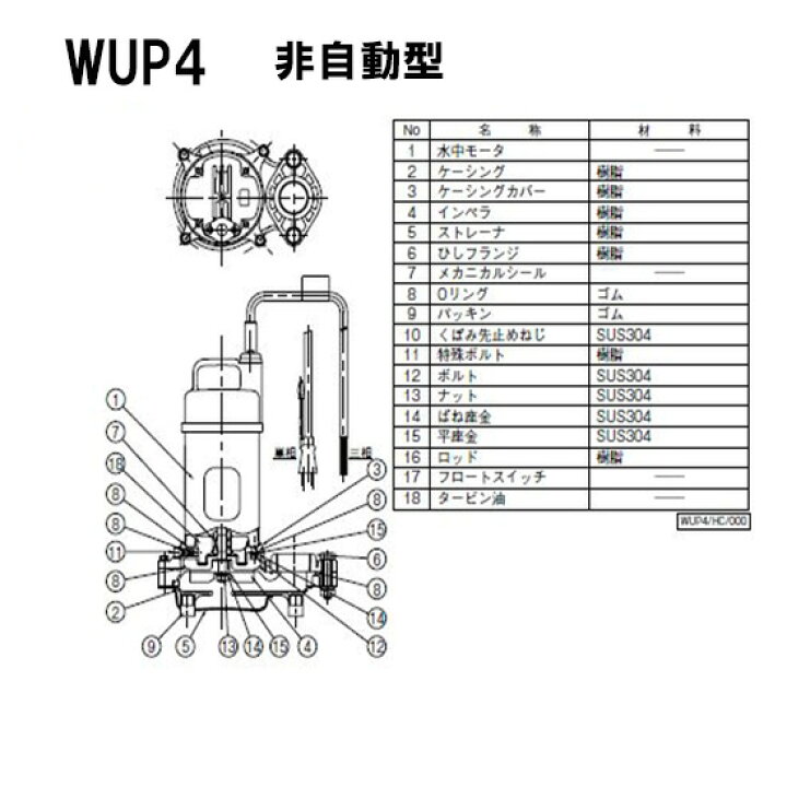 楽天市場】☆川本ポンプ カワペット WUP4-405-0.25S 単相100V 50Hz 非 新品 川本ポンプ カワペットWUP4-405-0.25TLN 50Hz