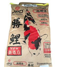 □☆新処方 日本動物薬品 勝鯉 L 浮上 15kg送料無料 但、一部地域除　2点目より300円引