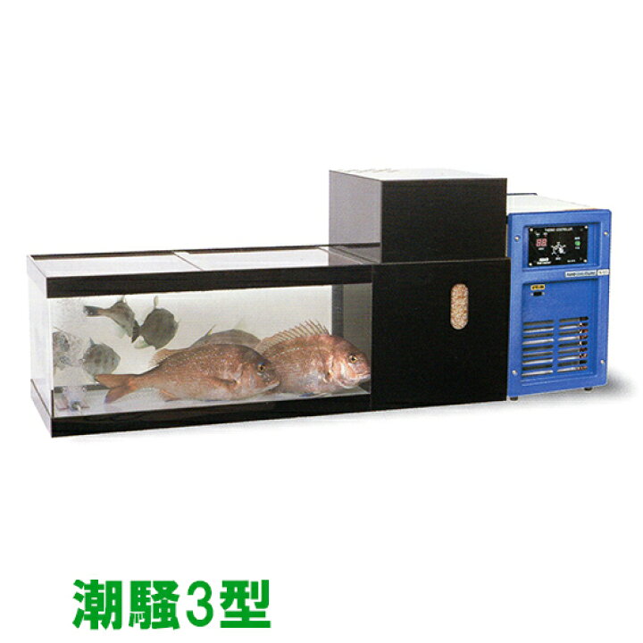楽天市場】☆日東機材 活魚畜養水槽 潮騒3型 水槽フルセット送料無料 