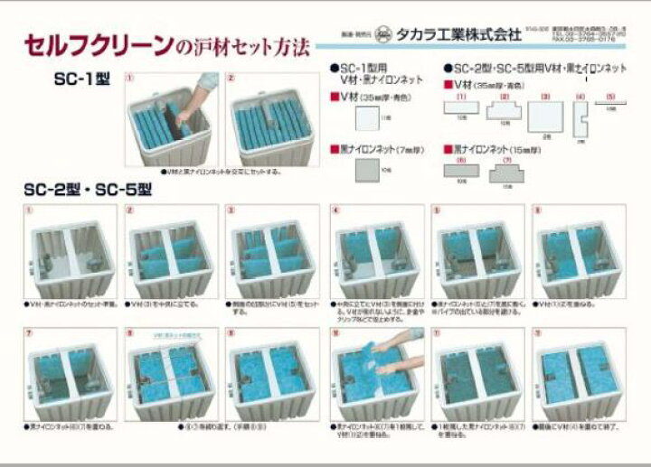 楽天市場】☆タカラ セルフクリーン SC2型(2〜3t用)殺菌灯付 同梱不可 