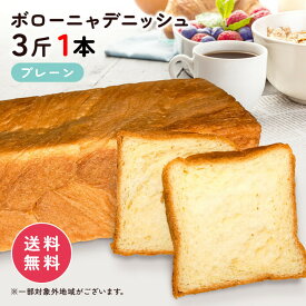 ボローニャ デニッシュ 食パン パン 3斤 1本 送料無料（北海道、沖縄、離島は別途送料がかかります）ボローニャパン デニッシュパン