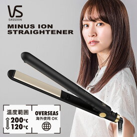 [2023秋新商品]ヴィダルサスーン ストレートアイロン マイナスイオン VSI-1025 | 送料無料 プレート幅25mm スピード加熱 200℃ 海外対応 機内持ち込み ヘアアイロン ヘアーアイロン ヘヤーアイロン コテ こて ストレート アイロン おすすめ 初心者 ビダルサスーン VS