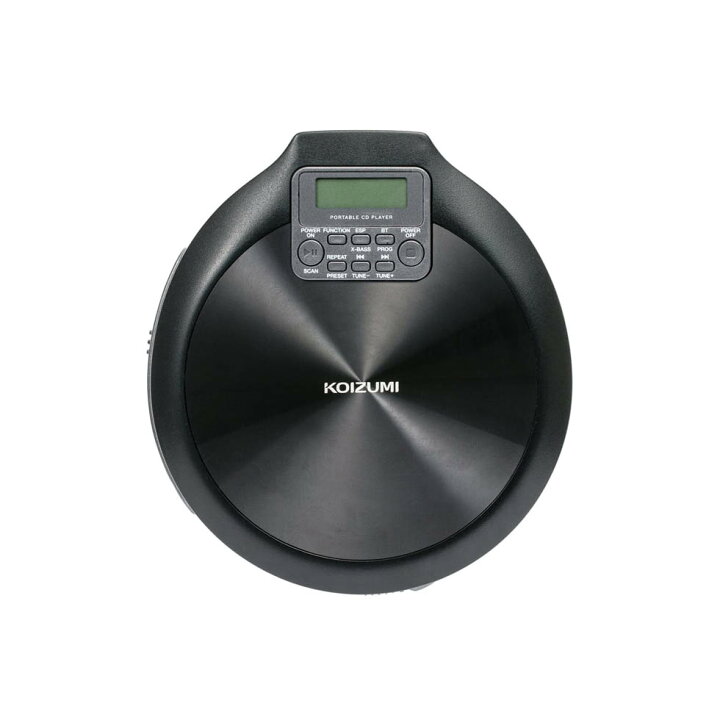 楽天市場 コイズミ公式 ポータブルｃｄプレーヤー Sad 3904 Cdプレイヤー Bluetooth スピーカー ブルートゥース コンパクト Cd ポータブル ワイヤレス シンプル イヤホン付属 卓上 おすすめ 人気 口コミ 持ち運び プレゼント ギフト ブラック 勉強 学習 ダンス