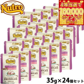 【1等最大10万ポイント当たる！20日から！】ニュートロ キャットフード ウェット デイリーディッシュ シニア猫 チキン ペーストパウチ 35g×24個