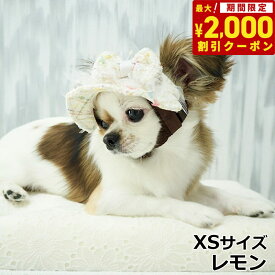 【2000円OFFクーポン！＆店内ポイント最大64倍！スーパーSALE！】犬の帽子 ガーデンオブエデン candyツィードハット XS レモン【送料無料】