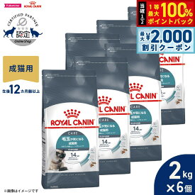 【9/5限定！最大2000円OFFクーポン＆抽選で最大1万ポイントバック】ロイヤルカナン 猫 キャットフード フィーラインケアニュートリション ヘアボールケア 2kg×6個 正規品 毛玉が気になる猫専用フード 成猫用