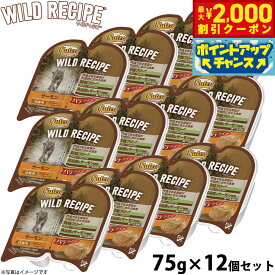 【最大2000円OFFクーポン！＆店内ポイント最大51倍！本日限定！】ニュートロ ワイルドレシピ 成猫用 サーモン パテタイプ 75g×12個 穀物フリー グレインフリー 無添加 ナチュラル猫用