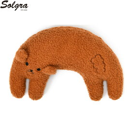 【店内ポイント最大43倍！本日限定！】Solgra ソルグラ トイプードルピロー ブラウン 枕 あご乗せまくら