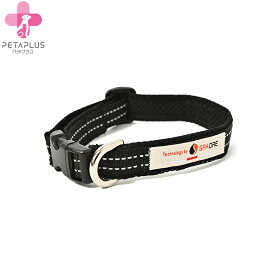 【店内ポイント最大42倍！本日限定！】ペタプラス YORISOUカラー 犬用首輪 S ブラック【送料無料】 スパオール テラクール 血行 疲労 リラクゼーション 健康サポート 老犬