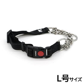 【最大2000円OFFクーポン！＆店内ポイント最大54倍！本日限定！】ジウォーク GEWALK ウォーキングフリー トレーニング チェーンカラー 首輪 L号 ブラック
