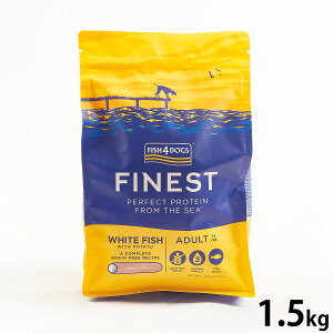 �y400�~OFF�N�[�|���I���X���|�C���g�ő�42�{�I6��1���I�z�t�B�b�V��4�h�b�O FISH 4 DOGS �h�b�O�t�[�h �t�@�C�l�X�g �I�[�V�����z���C�g�t�B�b�V�� 1.5kg�y���������z ���Y�� �h�b�O�t�[�h ����
