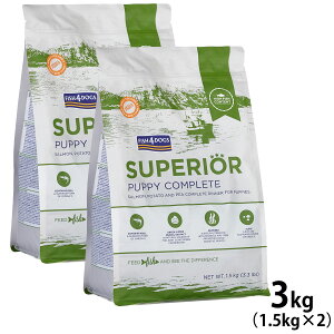 �y400�~OFF�N�[�|���I���X���|�C���g�ő�42�{�I6��1���I�z�t�B�b�V��4�h�b�O FISH 4 DOGS �X�[�y���A �p�s�[ 3kg�i1.5kg×2�j�y���������z ���Y�� �h�b�O�t�[�h �q���p �O���C���t���[ �����s�g�p ��