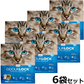 【400円OFFクーポン！＆店内ポイント最大40倍！6月1日！】オードロック 6kg×6袋/6個セット 猫 猫砂 鉱物系（ベントナイト） トイレ