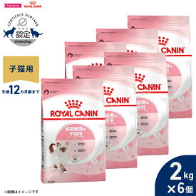【店内ポイント最大42倍！本日限定！】ロイヤルカナン 猫 キャットフード フィーラインヘルスニュートリション キトン 2kg×6個 正規品 成長後期の子猫専用フード
