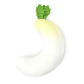 【店内ポイント最大43倍！本日限定！】ソルグラ SOLGRA 犬用おもちゃ 野菜シリーズ だいこん クールピロー オフホワイト