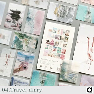 【1set:50pieceマステ素材風 和紙ステッカー 手帳・コラージュ用】大容量 フィルムカメラ風 インスタグラム風  背景 風景 人物  植物 ミニシール 海外ステッカー 和紙 半透明