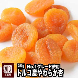 トルコ産 肉厚やわらかあんず(アプリコット） 《280g》最高クラスのNo1グレードの杏を厳選仕入れ杏の品揃えは日本一を誇る専門店です。砂糖不使用 ドライアプリコット ドライあんず あんず ドライフルーツ