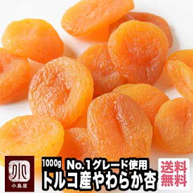 トルコ産 肉厚やわらかあんず(アプリコット） 《1kg》最高クラスのNo1グレードの杏を厳選仕入れ杏の品揃えは日本一を誇る専門店です。砂糖不使用 ドライアプリコット ドライあんず あんず ドライフルーツ 宅急便送料無料