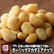 ナッツ専門店 Bar御用達 ガーリック マカダミアナッツ 340g希少な国内製造 味付けが日本人向けで上品熟練…