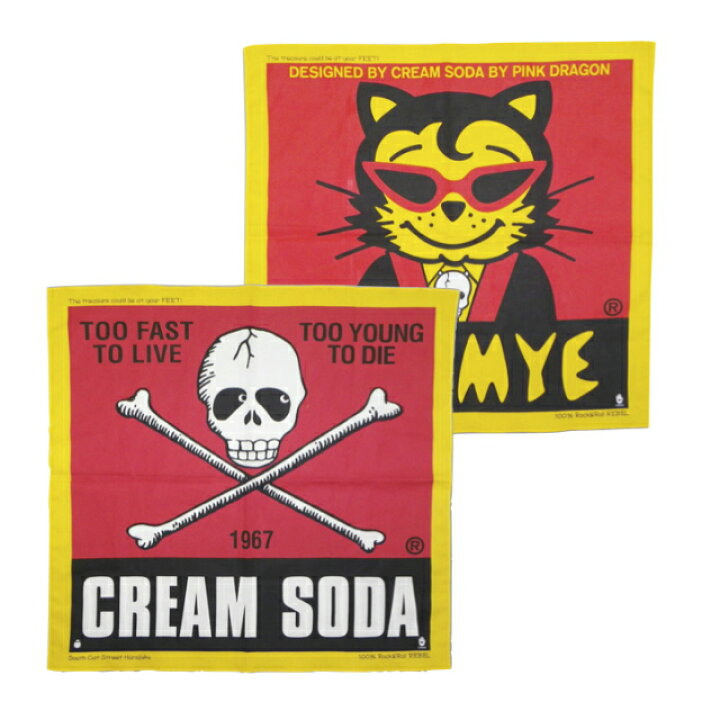 楽天市場】CREAM SODAバンダナ角ドクロ/ティミークリームソーダ 