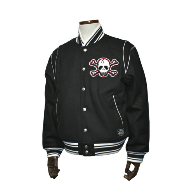 楽天市場】送料無料！CREAM SODACS メルトンブルゾンブラッククリーム  