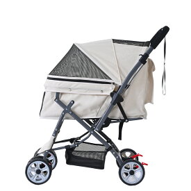ペットカート 対面式 折りたたみ 多頭 中型犬 小型犬 猫 2way 軽量 組立簡単 工具不要 介護用 ドッグカート ペットバギー 犬 猫 動物 ペット用品 レッド