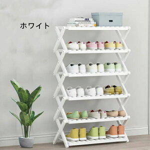 「10時から10%OFFクーポンあり」シューズラック 靴収納ラック 天然竹製 シューズラック4段 5段 6段 シューズラック おしゃれ シューズラック折りたたみ 組立不要 完成品 シューズラック省ス