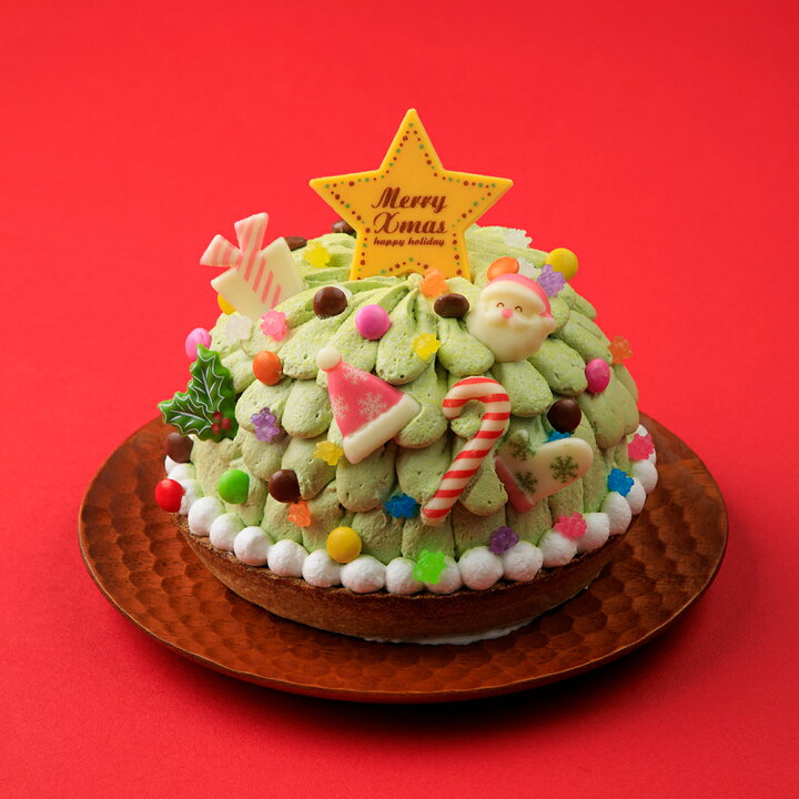 楽天市場 送料無料 クリスマスケーキ バナナショコラのツリードーム 4 5号 21 X Mas バナナケーキ ピスタチオ かわいい 贈り物 プレゼント クリスマス Christmas クリスマスケーキ 小島屋乳業製菓 新宿kojimaya 新宿kojimaya楽天市場店