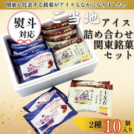 御挨拶 ギフト アイスクリーム 関東銘菓SET もなかアイスギフト 豪華 に 食べ比べ ！バラエティ ご当地 アイスセット 送料無料 カード付 熨斗対応 プレミアム アイスモナカ セット 2種10個 入 十万石 横浜ハーバー 新宿kojimaya