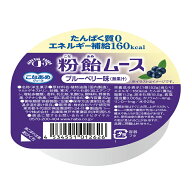 粉飴ムース　ブルーベリー味 ハーバー研究所 腎臓病 低たんぱく、エネルギ強化 低たんぱく・減塩が必要な…