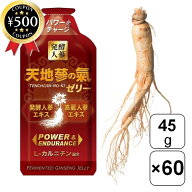 【レビュー書いて500円offクーポン】 天地蔘の氣ゼリー 45g×60本セット 韓国 高麗人参 発酵人蔘エキス …