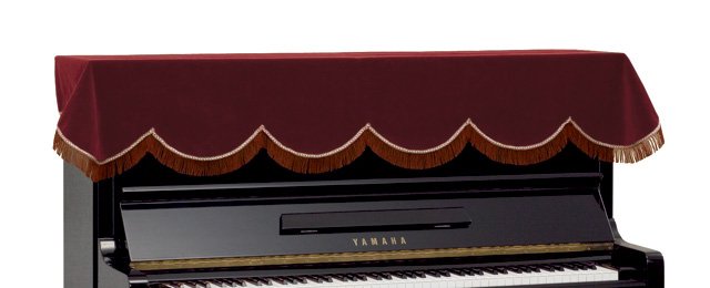  PT-ME アップライトピアノ トップカバー 吉澤製 約192×70cm ピアノカバー えんじ色 アップライト おしゃれ シンプル カバー 布 人気 ピアノ エンジ スタンダード 定番 ピアノ用品