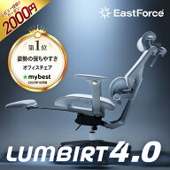 [楽天1位/1000円OFF]EastForce LUMBIRT 4.0 国内メーカー 高級 オフィスチェア デスクチェア メッシュ ハ…