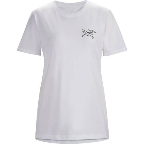 ARC'TERYX 本物◆ アークテリクス バード エンブレム Tシャツ 捧呈 ウィメンズ 21SS L07607300 Emblem T-Shirt Bird White