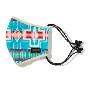 �y�ő�P5�{�I3/31���zPENDLETON �y���h���g�� �p�C�� �t�@�u���b�N �}�X�N / PILE FABRIC MASK 202020 TARQUISE