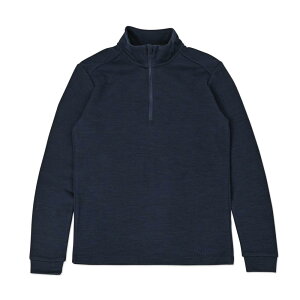 �y�N���A�����X�zMarmot �}�[���b�g /�m�E�B�����Y�n �N���C���E�[���X�L���n�[�t�W�b�v�����O�X���[�u / �J���[�F004�i�l�C�r�[�j / Ws Climb Wool Skin Half-zip LS TSAWC079_004
